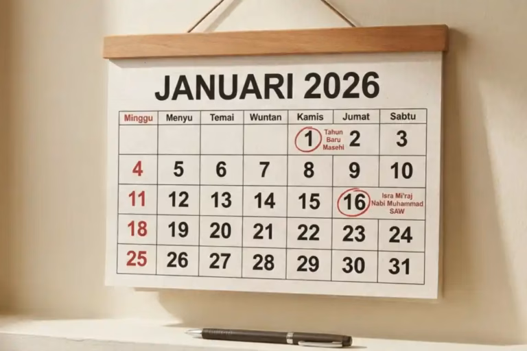 Long Weekend Menanti di Januari 2026, Isra Mikraj Jadi Hari Libur Nasional
